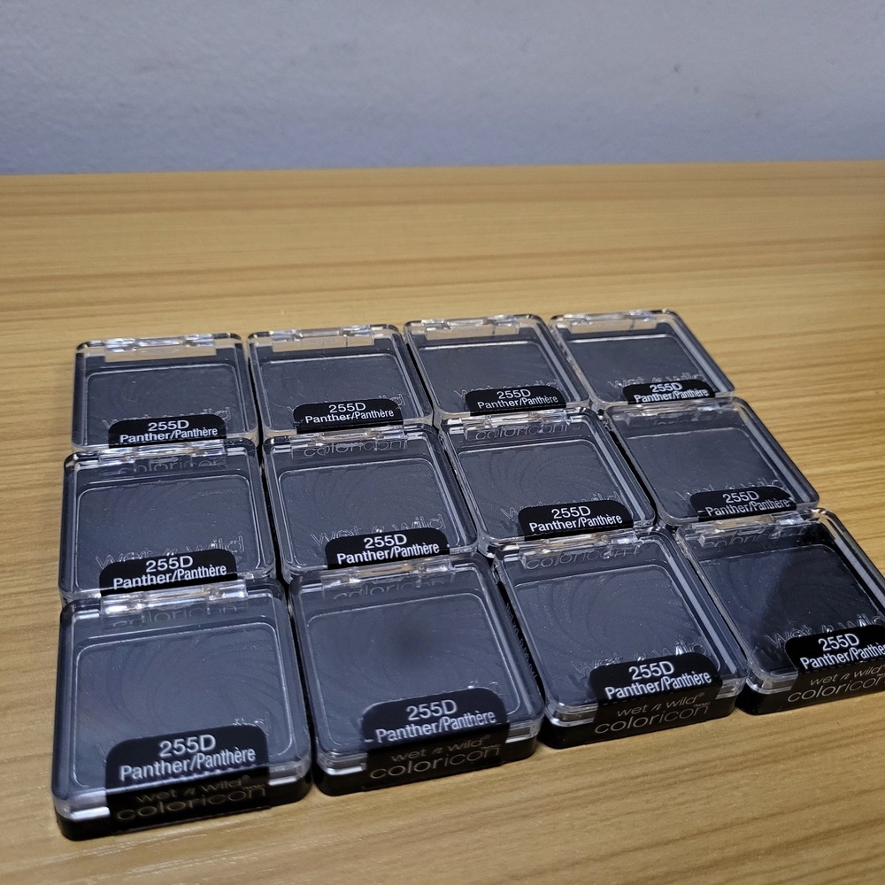 Wet n Wild Color Icon Eyeshadow Single # 255D PANTHER New SEALED Lot of 12